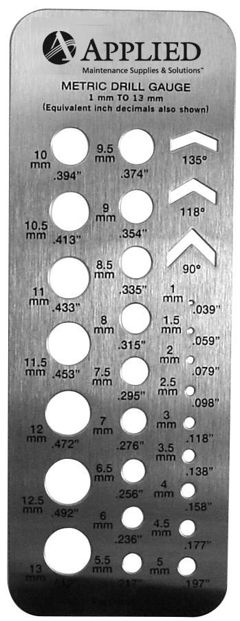 Metric Drill Gauge
